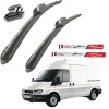 Stergatoare Parbriz Flat FORD Transit Mk6 (2000-2014) TeamCar&reg; Set Fata 26+22 inch