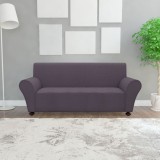 Husă elastică pentru canapea poliester jersey antracit