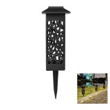 Lamp&Auml; solar&Auml; led pentru gr&Auml;din&Auml;, design felinar cu acoperi&Egrave;, iluminare alb cald, ip65, 600mah, 30.2 cm