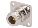 Soclu N mamă drept 50&Omega; PTFE aurit