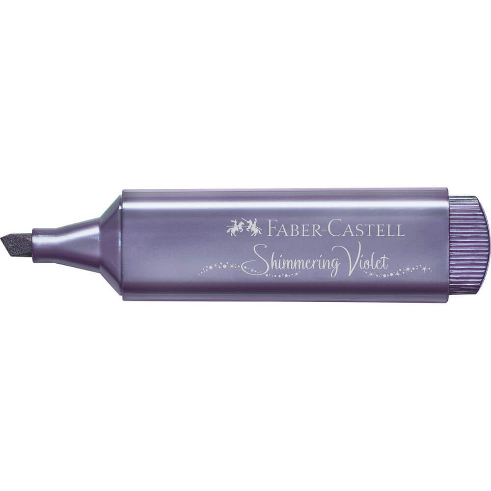 Textmarker Faber – Castell 1546, Violet Metalizat, Rechizite Scolare,  Textmarker Pigmentat, Accesorii pentru Birou, Marker Metalizat Violet,  Textmarke | Okazii.ro