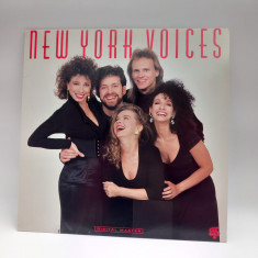 LP: New York Voices ‎– New York Voices _ 1989 NM/NM vinyl_ GRP SUA _ jazz