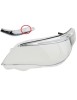 Sticla far stanga pentru BMW Seria 5 E60/E61 far Xenon cu adaptiv (2004-2007)