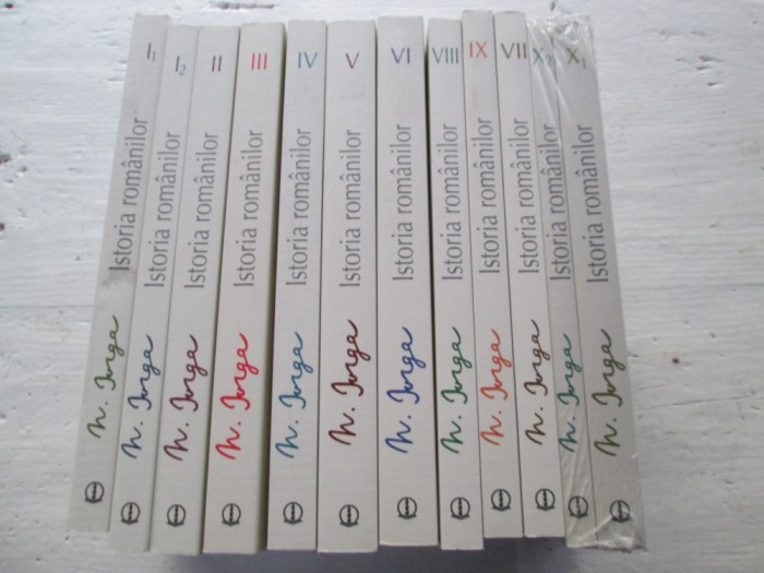 NICOLAE IORGA-ISTORIA ROMANILOR -10 VOLUME