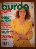 Burda revista moda vintage cu tipare