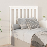 Tablie de pat, alb, 96x6x101 cm, lemn masiv de pin GartenMobel Dekor, vidaXL