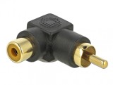 Adaptor RCA T-M unghi 90 grade, Delock 66168