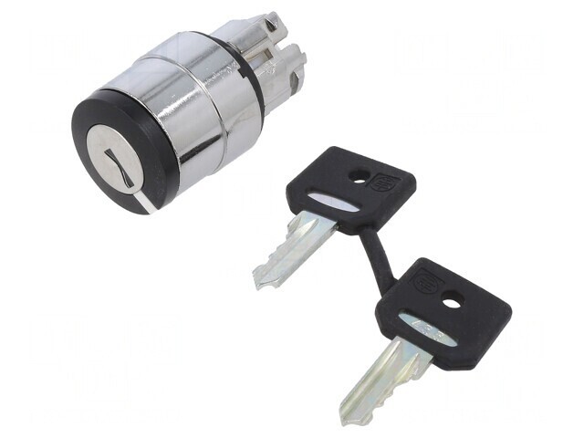 Comutator rotativ cu cheie 22mm negru
