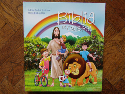Biblia de colorat foto