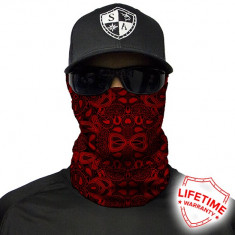 Bandana/Face Shield/Cagula/Esarfa - SA Red Paisley, SA Co. original foto