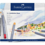 Cumpara ieftin Set 24 Creioane Colorate Acuarela Faber-Castell Goldfaber Aqua, Diverse Culori, Creioane Acuarela Faber Castell Goldfaber Aqua, Creioane Colorate, Cre