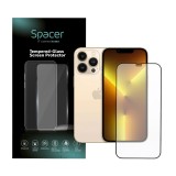 FOLIE STICLA Spacer pentru Iphone 12 Pro Max, grosime 0.3mm, acoperire totala ecran, strat special anti-ulei si anti-amprenta, Tempered Glass, sticla