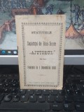 Statutele Societăței de Bine-facere Ajutorul din Jasi Iași, fondată la 1 decembrie 1899, Iași c. 1900, 013