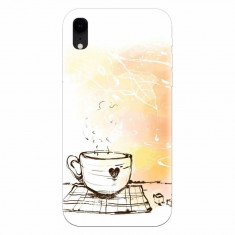 Husa silicon pentru Apple Iphone XR, Coffe Love