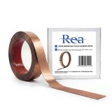 Bandă decorativă autoadezivă Rea P14454A 2cm Brush Copper