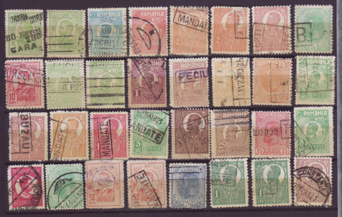 1900-1950 Lot timbre stampilate