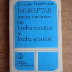 Indreptar pentru traducerea din limba romana in limba spaniola - Domnita Dumitrescu