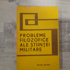 Probleme filozofice ale stiintei militare