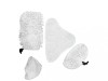 Set 4 Rezerve Microfibra Mop cu Aburi H2O 5in1, Lavete Refolosibile Ultra Absorbante, Curatare Eficienta, Compatibil H2O X5