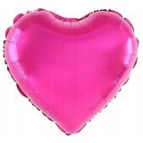Balon din Folie Metalizata, Umflare cu Aer sau Heliu Roz