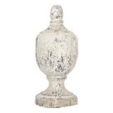 Decoratiune ceramica bej vintage &Oslash; 19x45 cm