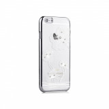 Husa APPLE iPhone 6\6S - Comma Crystal Flora (Argintiu), iPhone 6/6S, Plastic, Carcasa