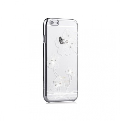 Husa APPLE iPhone 6\6S - Comma Crystal Flora (Argintiu) foto