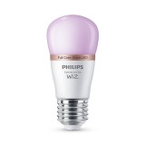 Bec Smart LED Philips Bulb P45, E27, 4.9W, 470 lm, RGB, Wi-Fi, Bluetooth