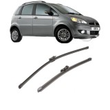 Cumpara ieftin Set stergatoare auto FIAT IDEA (350_) 2003-2010, pentru parbriz, Valeo Silencio Xtrm