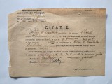 Citatie emisa de Administratia Financiara, Ploiesti 1946 / CD1P