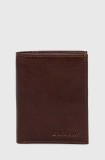 Barbour portofel de piele Colwell Small Billfold bărbați, culoarea maro MLG0012