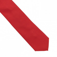 Cravata rosie slim Ronsard foto