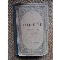TITE LIVE, LIVRES XXI, XXII-O. RIEMANN, E. BENOIST