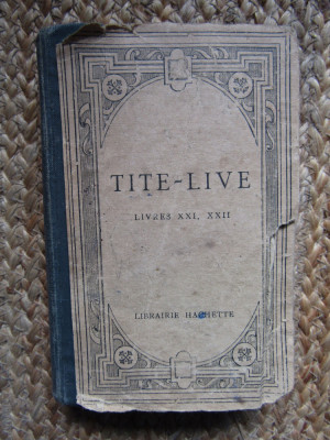 TITE LIVE, LIVRES XXI, XXII-O. RIEMANN, E. BENOIST foto