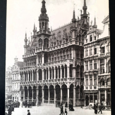 carte postala Belgia 1922, palatul regal, piata , stampila speciala Expozitie