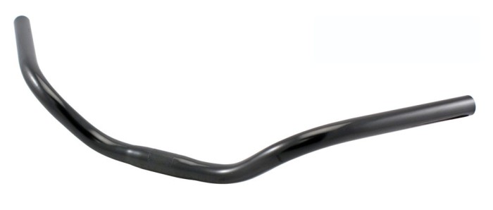 Ghidon City/Sport, aluminiu, latime 560mm, &Oslash;25.4, culoare negru, polis lucios Cod:484000030RM
