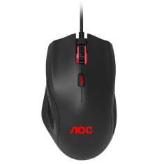 Mouse gaming Aoc GM200, 4200 DPI, iluminare RGB, Negru - SECOND
