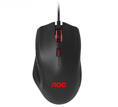 Mouse gaming Aoc GM200, 4200 DPI, iluminare RGB, Negru - SECOND foto