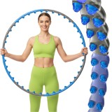 Cerc hula hoop cu masaj Trizand 110 cm, 1.5 kg, 80 proeminente