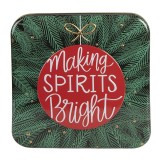 Cumpara ieftin Cutie Craciun metal multicolor Bright 17x17x6 cm