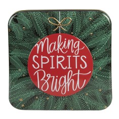 Cutie Craciun metal multicolor Bright 17x17x6 cm