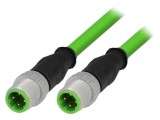 Cablu HARTING 4 pini 10m pentru senzori și automatizări M12