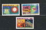 Grenada 1978-Spstiu,Studii identificare OZN-uri,UFO,serie 3 val. MNH,Mi.919-921, Spatiu, Nestampilat