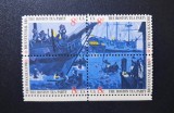 Serie Completă SUA Statele Unite 1973 Bicentenar Boston Tea Party Corăbii Portul Boston Bloc de 4 Neștampilate - A0023