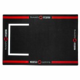 Pad Gaming Sparco S099101NRRS, Rosu/Negru, Mouse Pad Profesional, Suprafata Textila, Baza Antiderapanta, Compatibil PC/Laptop