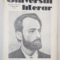 REVISTA 'UNIVERSUL LITERAR', ANUL XLV, NR. 35, 25 AUGUST 1929
