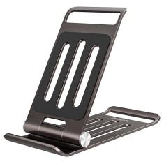 Suport de birou pliabil HOCO PH49, elegant, metalic, pentru telefoane mobile si tablete de 4, 7-10, 5 inchi,