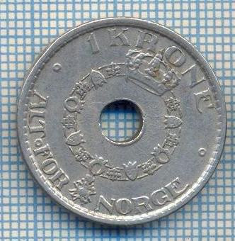 AX 373 MONEDA - NORVEGIA - 1 KRONE -ANUL 1949 -STAREA CARE SE VEDE foto