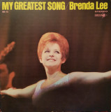 Vinil &quot;Japan Press&quot;Brenda Lee &ndash; My Greatest Song (VG), Pop