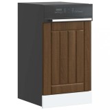 vidaXL Panou pentru mașină de spălat vase &quot;Lucca&quot; lemn stejar maro